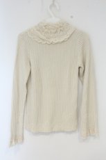 画像3: axes femme / レースネックニットトップス M アイボリー O-26-10-23-021-AX-TO-IG-OS (3)