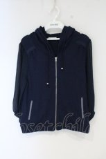 画像1: axes femme / シースルー袖パーカー M ネイビー O-26-10-23-027-AX-TO-IG-OS (1)