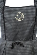 画像2: Amavel / 星座×月刺繍入りチェック柄BACKリボンジャンスカ  グリーン O-26-10-24-033-CA-SK-IG-OS (2)
