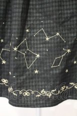 画像3: Amavel / 星座×月刺繍入りチェック柄BACKリボンジャンスカ  グリーン O-26-10-24-033-CA-SK-IG-OS (3)