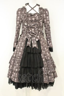 Preview of Rosy Bouquet Dress  チャコール