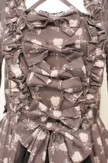 画像2: ATELIER PIERROT / Rosy Bouquet Dress  チャコール O-26-10-24-036-EL-OP-IG-OS (2)
