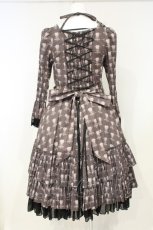 画像5: ATELIER PIERROT / Rosy Bouquet Dress  チャコール O-26-10-24-036-EL-OP-IG-OS (5)
