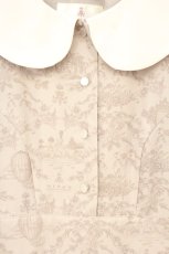 画像2: m petit by misako / NINA’Sコラボトワルドジュイワンピース S ベージュ O-26-10-24-037-LO-OP-IG-OS (2)