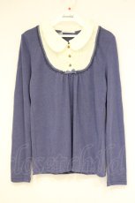画像1: axes femme / 重ね着風カットソー M パープル O-26-10-24-045-AX-TO-OW-OS (1)