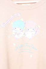 画像2: PINK HOUSE / Little Twin Stars×PINK HOUSE プリントトレーナー  ピンク O-26-10-24-046-LO-TO-IG-OS (2)