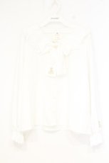 画像1: m petit by misako / TT*MSKリボンブラウス LL シロ O-26-10-24-048-LO-BL-OW-OS (1)