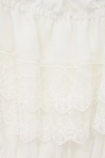 画像2: ATELIER PIERROT / Shirring princess sleeve blouse  ホワイト O-26-10-24-050-EL-BL-OW-OS (2)