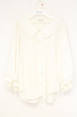 画像1: axes femme POETIQUE / レース襟ブラウス M シロ O-26-10-24-058-AX-BL-OW-OS (1)