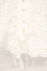 画像3: PINK HOUSE / ローンフリルブラウス  シロ O-26-10-24-006-LO-BL-IG-OS (3)