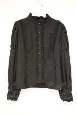 画像1: Eri Aino's collaboration / TT*AINレースブラウス L クロ O-26-10-24-060-LO-BL-IG-OS (1)
