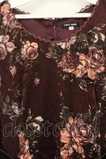 画像2: L'EST ROSE / ベロアローズワンピース 2 ワイン O-26-10-24-065-LO-OP-IG-OS (2)