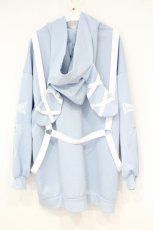 画像4: サンリオ / ドンキホーテ限定 シナモロール レッグウォーマー付フードワンピース  サックス O-26-10-24-082-LO-OP-IG-OS (4)