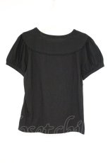 画像3: Jane Marple / スカラップレースのTシャツ M クロ O-26-10-24-090-JM-TS-IG-OS (3)