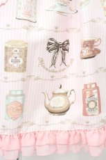 画像3: metamorphose / 【プラスサイズ】Classic Tea House シフォンフリルジャンパースカート 2 ピンク系 O-26-10-24-012-ME-OP-OW-OS (3)
