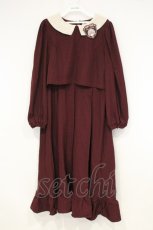 画像1: m petit by misako / マイメロワッペン付きワンピース L ワイン O-26-10-24-018-LO-OP-IG-OS (1)