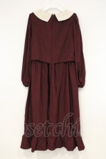画像3: m petit by misako / マイメロワッペン付きワンピース L ワイン O-26-10-24-018-LO-OP-IG-OS (3)