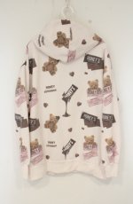 画像3: Honey Cinnamon / チョコシナモン総柄パーカー F ピンク O-26-10-25-028-LO-TO-YM-OS (3)