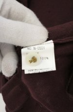 画像3: Jane Marple / フリルトリミングのニットボレロ M ワイン O-26-10-25-035-JM-TO-IG-OS (3)