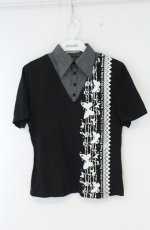 画像1: PUTUMAYO / 重ね着風Tシャツ  ブラック O-26-10-25-046-PT-TO-OW-OS (1)