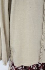 画像3: axes femme / ローズpt重ね着風ワンピース M ワイン×キナリ O-26-10-25-050-AX-OP-OW-OS (3)
