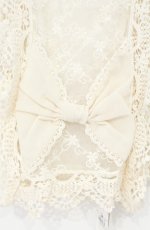 画像2: axes femme / スウィートレースストール  アイボリー O-26-10-25-001-AX-ZA-IG-OS (2)