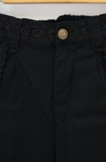 画像3: axes femme / レースポケットカーゴパンツ M クロ O-26-10-25-077-AX-PA-OW-OS (3)