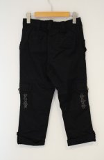 画像4: axes femme / レースポケットカーゴパンツ M クロ O-26-10-25-077-AX-PA-OW-OS (4)