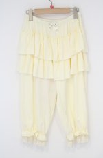 画像1: m petit by misako / ECAMNI7ブキモウレース　起毛ドロワーズ L~LL アイボリー O-26-10-25-080-LO-PA-OW-OS (1)