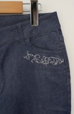 画像2: axes femme / Style ストレッチスキニーパンツ XL インディゴ O-26-10-25-082-AX-PA-IG-OS (2)
