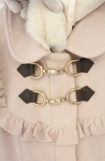 画像3: Ank Rouge / ヨークフリルビットフレアコート M ピンク O-26-10-25-012-CA-CO-YM-OS (3)
