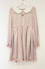 画像1: Ank Rouge / ローズサテンワンピース M ピンク O-26-10-25-021-CA-OP-YM-OS (1)