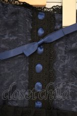 画像2: Vallee lys / Fleur de Brumeコルセット 2 ネイビー O-26-10-26-003-GO-TO-OW-OS (2)