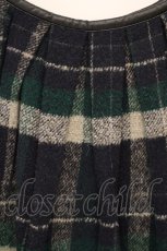 画像2: Jane Marple Dans Le Salon / アルパカ混プリーツスカート M ネイビーチェック O-26-10-26-038-JM-SK-IG-OS (2)
