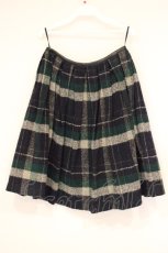 画像3: Jane Marple Dans Le Salon / アルパカ混プリーツスカート M ネイビーチェック O-26-10-26-038-JM-SK-IG-OS (3)