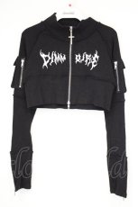 画像1: DimMoire / ZIP UPクロップトップス  ブラック O-26-10-26-047-PU-TO-IG-OS (1)