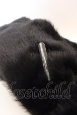 画像3: ATELIER PIERROT / Neige Neko Muffler  ブラック O-26-10-26-1042-EL-ZA-OW-OS (3)