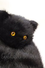 画像4: ATELIER PIERROT / Neige Neko Muffler  ブラック O-26-10-26-1042-EL-ZA-OW-OS (4)