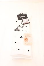 画像1: Eri Aino's collaboration / ECAEDYリボンOVK　オーバーニー 23~25cm シロ×クロ O-26-10-26-1045-LO-ZA-OW-OS (1)