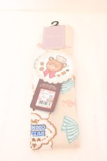 画像1: majoretty / 五月アイ/サツキアイ*リボンOVKオーバーニーソックス 23~25cm ベージュ O-26-10-26-1047-LO-ZA-OW-OS (1)