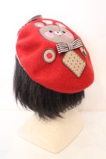 画像2: CHIP CLIP / MRサツキアイバスクベレー 57.5cm アカ O-26-10-26-1008-LO-AC-OW-OS (2)