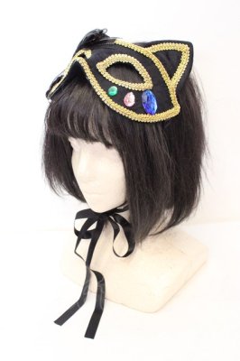 Preview of Mask Headdress　ヘッドドレス  ブラック
