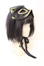 画像3: ATELIER　Ruby / Mask Headdress　ヘッドドレス  ブラック O-26-10-26-1014-GO-ZA-OW-OS (3)