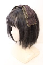 画像1: Chalmiere / チョコレート柄カチューシャ  ブラウン O-26-10-26-1015-AX-AC-OW-OS (1)