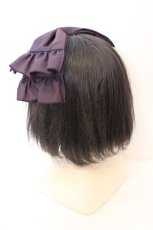 画像2: 尾州ロリィタ / ヘッドドレス  パープル系 O-26-10-26-1020-LO-AC-OW-OS (2)