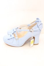画像2: Lococo×byあしながおじさん / My Ribbon Shoes 24.0cm ライトブルー O-26-10-26-1021-LO-SH-OW-OS (2)