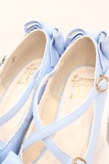 画像6: Lococo×byあしながおじさん / My Ribbon Shoes 24.0cm ライトブルー O-26-10-26-1021-LO-SH-OW-OS (6)