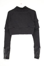 画像5: DimMoire / ZIP UPクロップトップス  ブラック O-26-10-26-047-PU-TO-IG-OS (5)