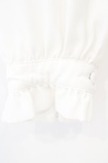 画像3: Innocent World White / スタンドカラーリボンブラウス M シロ O-26-10-26-069-IW-BL-YM-OS (3)