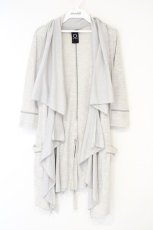 画像1: Ozz oneste / つぎはぎ半袖カーディガン  グレー O-26-10-26-074-OO-TO-IG-OS (1)